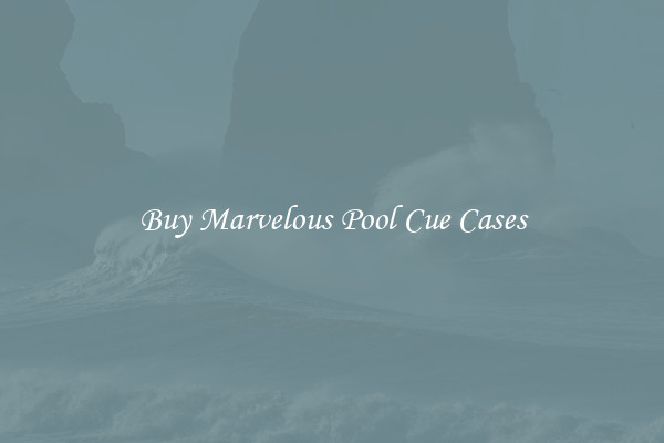 Buy Marvelous Pool Cue Cases