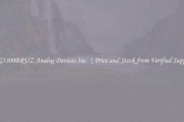 ADG3300BRUZ Analog Devices Inc. | Price and Stock from Verified Suppliers