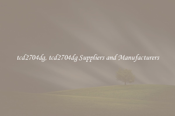 tcd2704dg, tcd2704dg Suppliers and Manufacturers