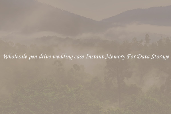 Wholesale pen drive wedding case Instant Memory For Data Storage