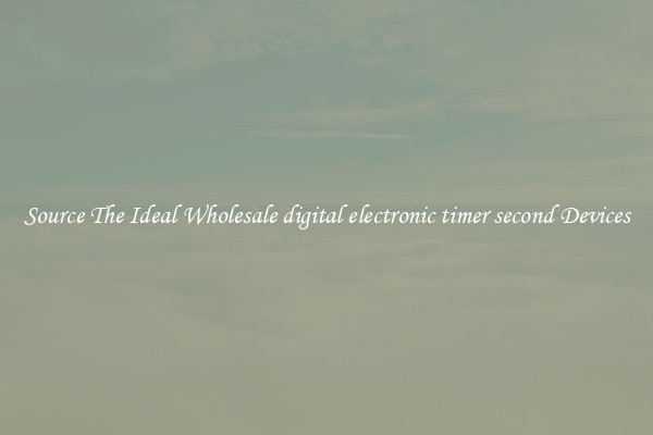 Source The Ideal Wholesale digital electronic timer second Devices